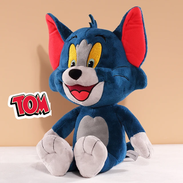 Tom And Jerry Plush Toy Cartoon Movie Cat Tuffy Nibbles Mouse Plushies Stuffed Animals Soap Action