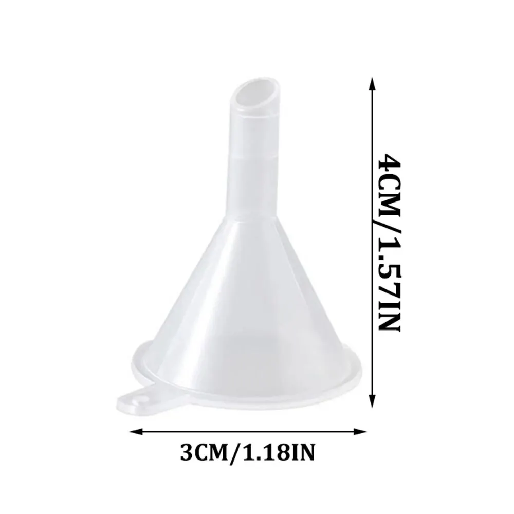 Wide Mouth Clear Plastic Funnels for Filling Water Bottles Multipurpose Large Funnel with Long Reaching Spout 10PCS plastic filter funnel