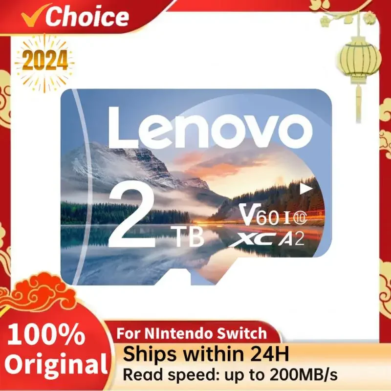 Lenovo 2Tb Micro Tf Sd Card 1Tb 512Gb Scheda Di Memoria 128Gb Flash Class 10 Sd Card 256Gb Tf Flash Memory Card Per Telefoni Droni Ps5