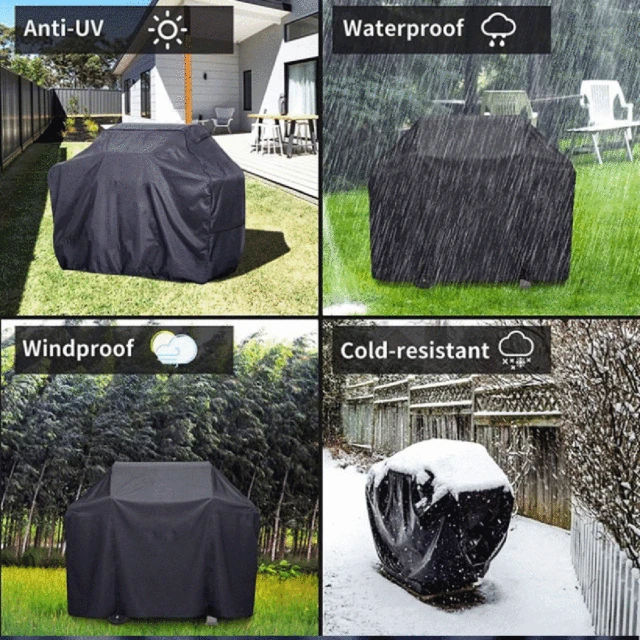 【Amygoodthings】 Bbq Grill Barbeque Cover Porvizálló Vízálló Weber Charbroil Borító - Image 5