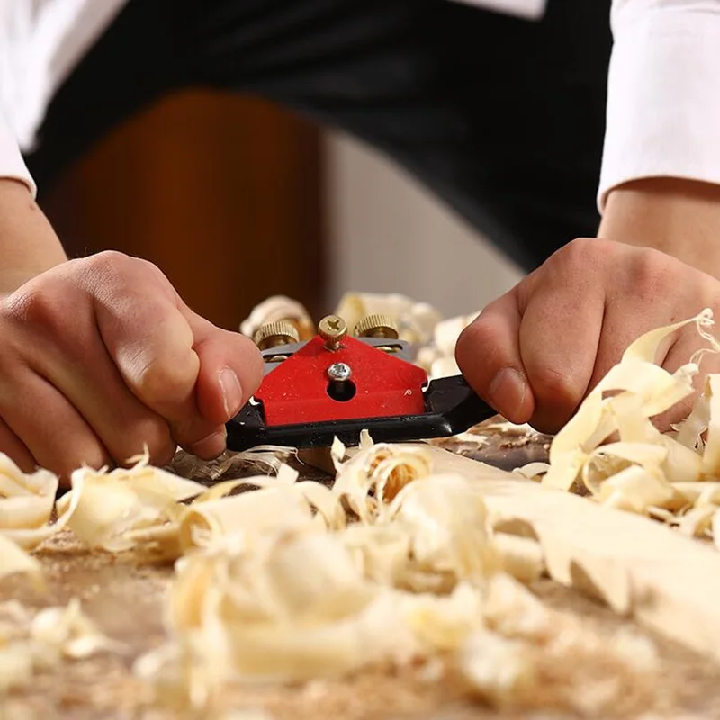 9 Inch Adjustable Mini Carpenter Hand Planer Woodworking Spoke Shave Edged Plane Cutter Diy Carpentry Trimming Deburring Tool