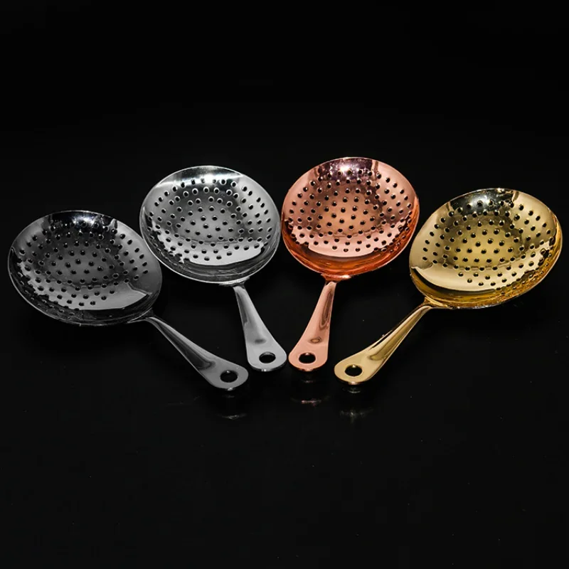 Julep Bar Strainer 304 Colino Da Cocktail In Acciaio Inox Cucchiaio Bar Sprung Cocktail Shaker Scarico Rapido Julep Strainer Bar Tools