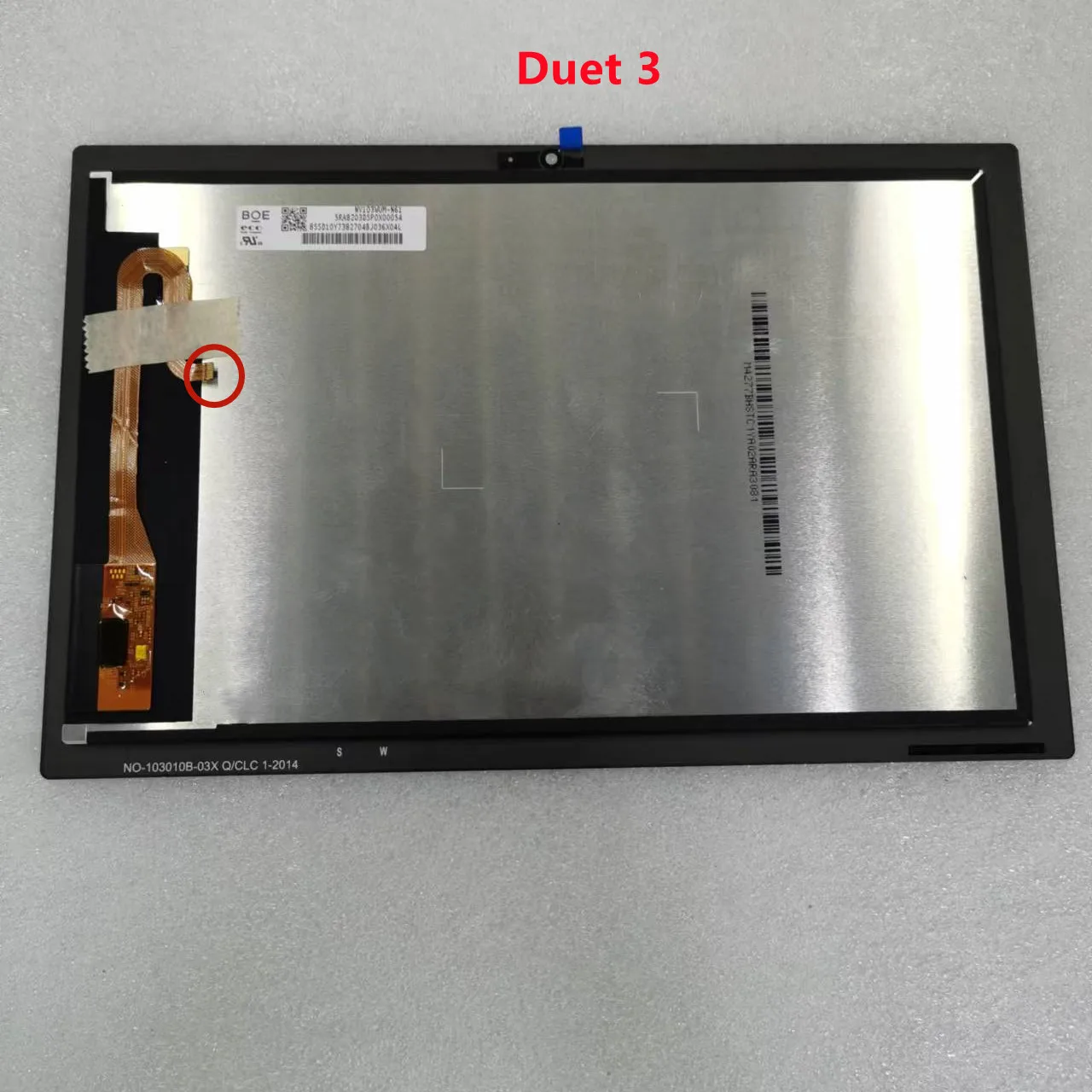 Original 10.3 Inch Polegadas para Lenovo Ideapad Dueto Dueto 3i 82hk000vru Display Lcd com Tela de Toque Digitador Assembléia 100 Testado - Imagem 6