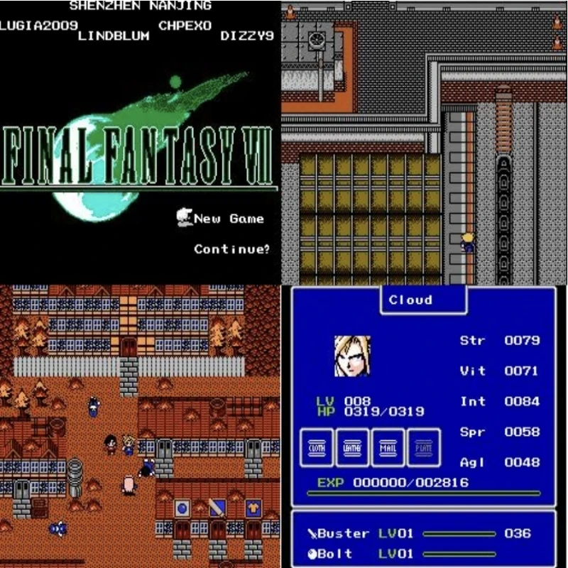 ファイナルファンタジー-fc nesコンソール用ゲームカートリッジ