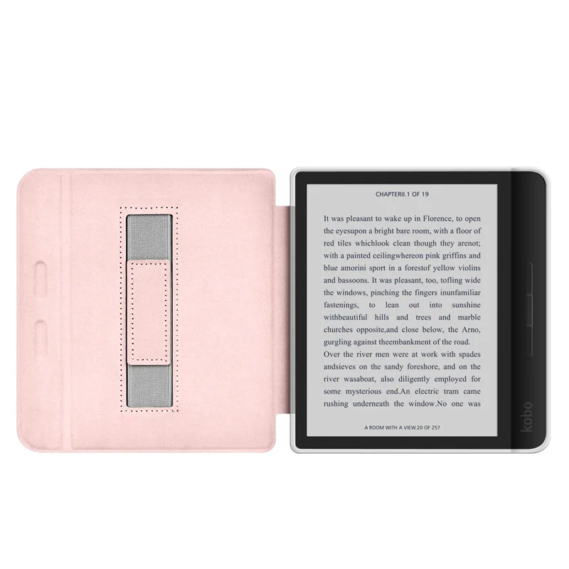 Clear Soft TPU Smart Case for Kobo Libra - Hand-held Acrylic Back Shell for 7-Inch eReader