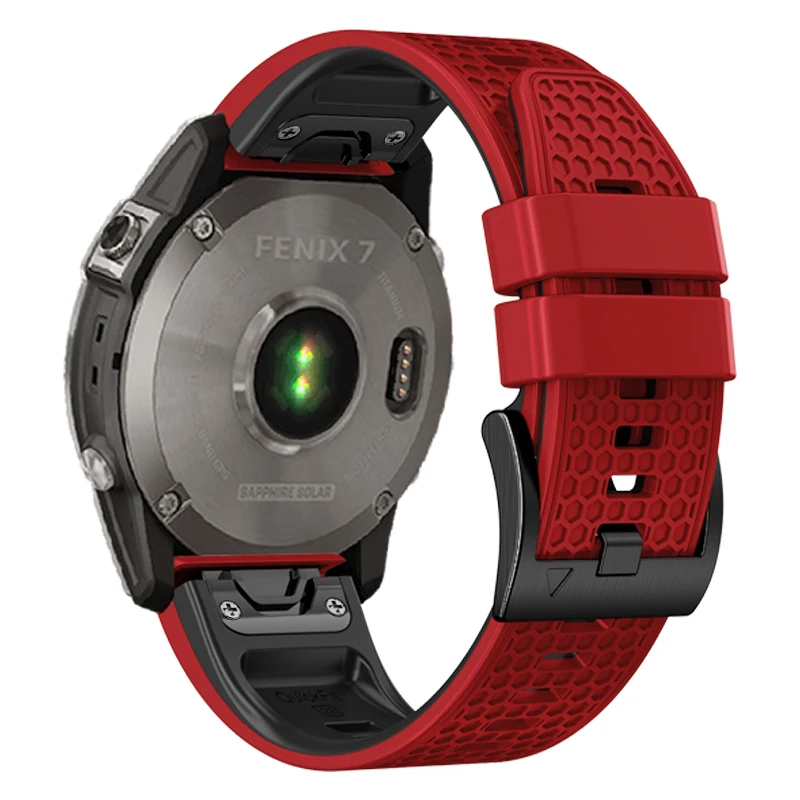 Enhanced QuickFit Silicone Watch Band - Durable Strap with Bracelet Accessories