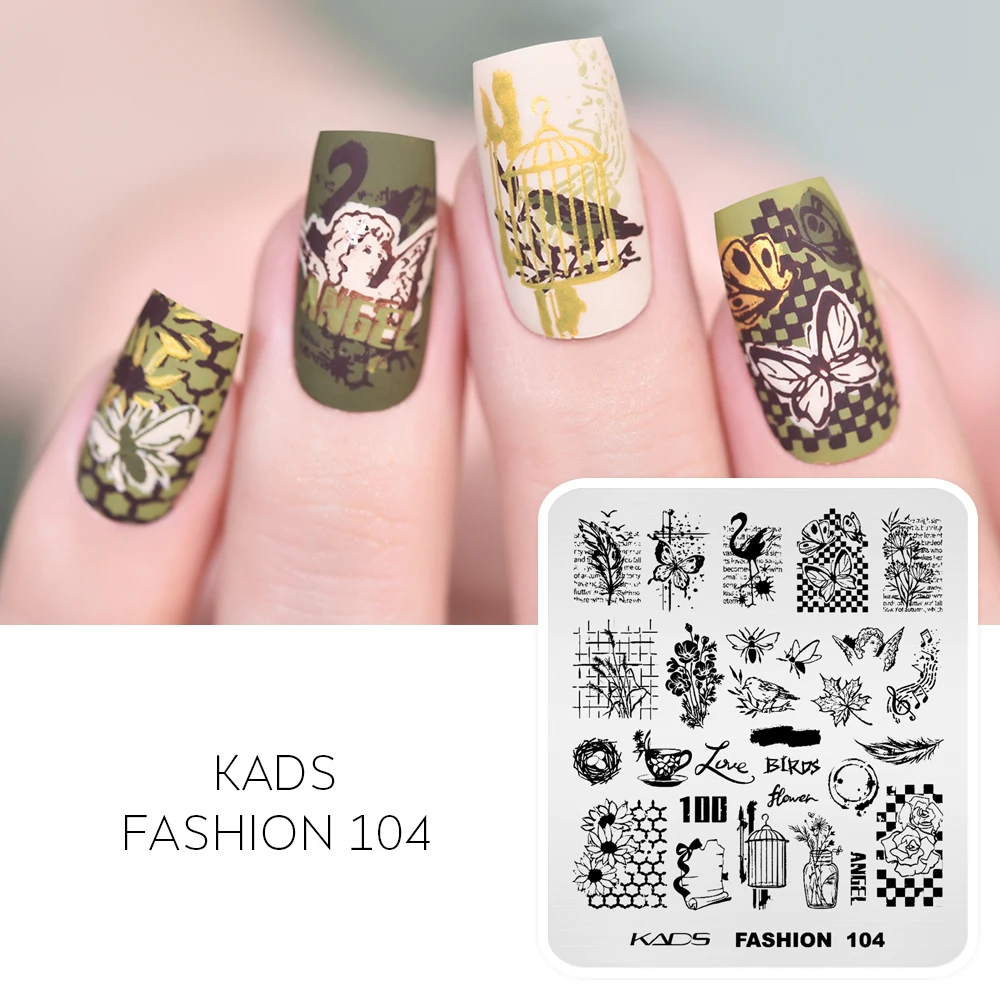 Nail Art Stamping Plate Animals Leaves Christmas Halloween Stencil for Nail Stamper Gel Polish Image Template Manicure DIY Tool 2
