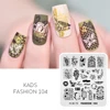 Nail Art Stamping Plate Animals Leaves Christmas Halloween Stencil for Nail Stamper Gel Polish Image Template Manicure DIY Tool 2