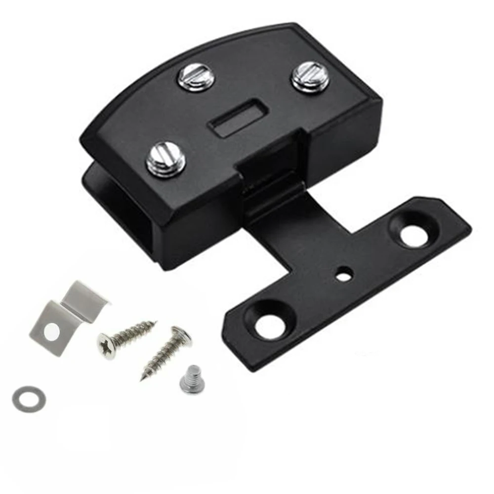 Description Picture 4 of itemCabinet Gate Clamp Glass Door Hinge Black/Silver ​Countertop Cabinet Clamp​ Gate Hardware Zinc Alloy Countertop