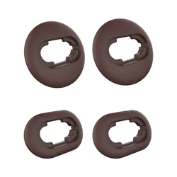 Premium Silicone Earphone Case with Cushioned Ear Pads and Eartips (Coffee)