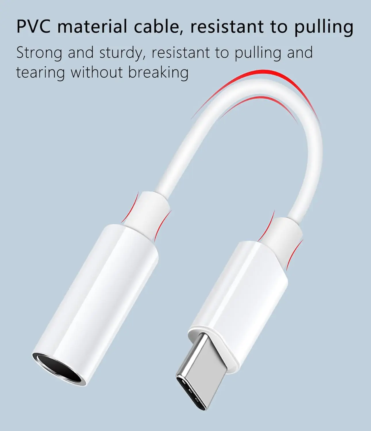 USB-C to 3.5mm 헤드폰 잭 어댑터, 아이폰 16/15 Pro, 삼성 갤럭시 S25/S24/S23, 아이패드 프로용 오디오 Aux 동글, DAC 컨버터