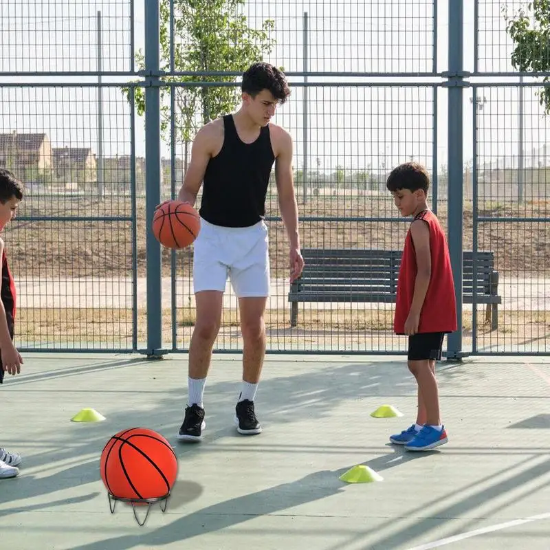 Multi-Layer Basketball Storage Rack Football Display Shelf Kindergarten Volleyball Stand Holder Cast Iron Stand Display