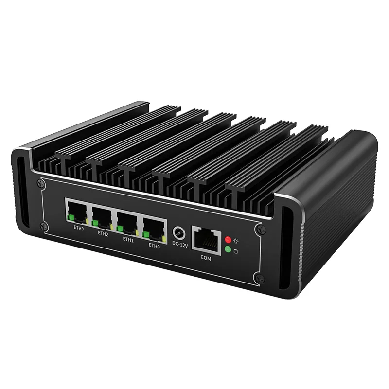 Topton 4x2.5G Fanless Mini PC Intel N150 N100 N4000 Top Version i226-V Firewall Router PC Proxmox VPN Server pfSense OPNsense 6