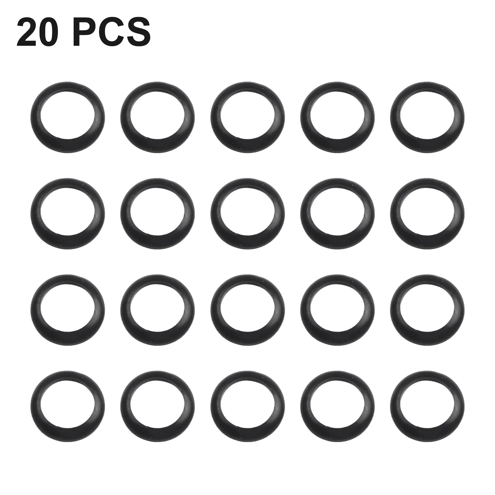 Fishing Rod Tool 20pcs/Pack Fishing Rod Building Elastic Winding Check Dress Ring Trim Adapter Rubber Winding Pesca Iscas Fish Tackle Accessories