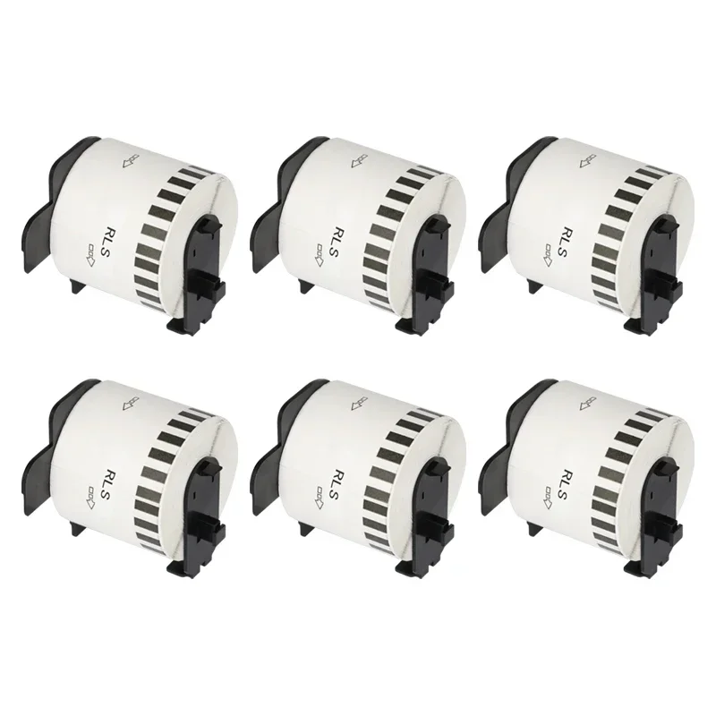 DK-22205 라벨 용지, 연속 인쇄 용지, QL-800 QL-580N QL-700 QL-1050N QL-1115NWB QL-1100 QL-500 560, 62mm x 30.48m