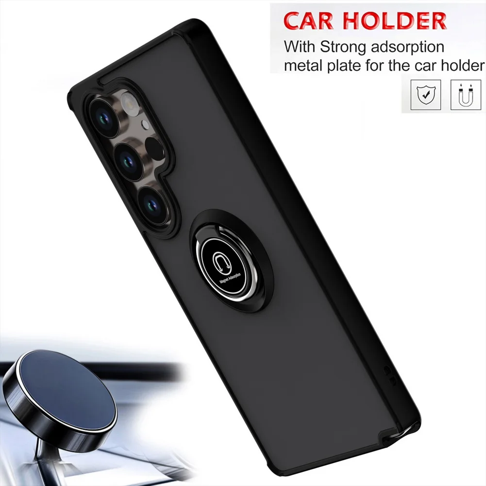 Rotatable Ring Phone Case With Car Holder For Samsung Galaxy_voghion.com