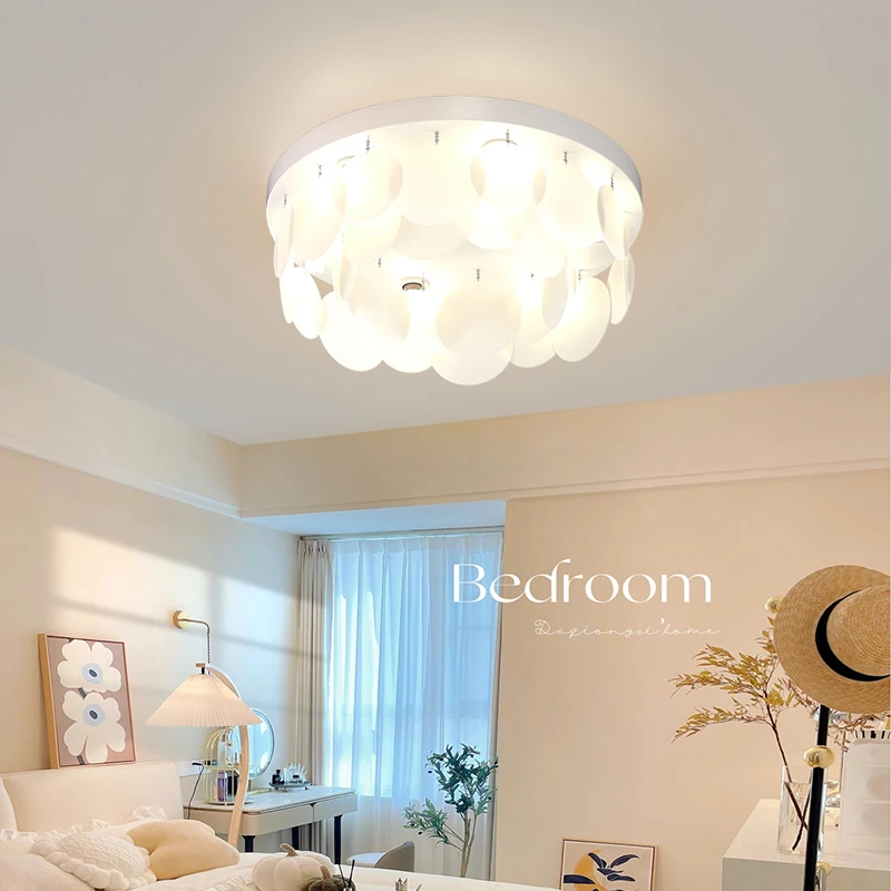 

Modern Led Ceiling Lights Hanging Lamps For Ceiling Indoor Home Decor Ceiling Lamps White Color Home Luxurious Appliance Fixture