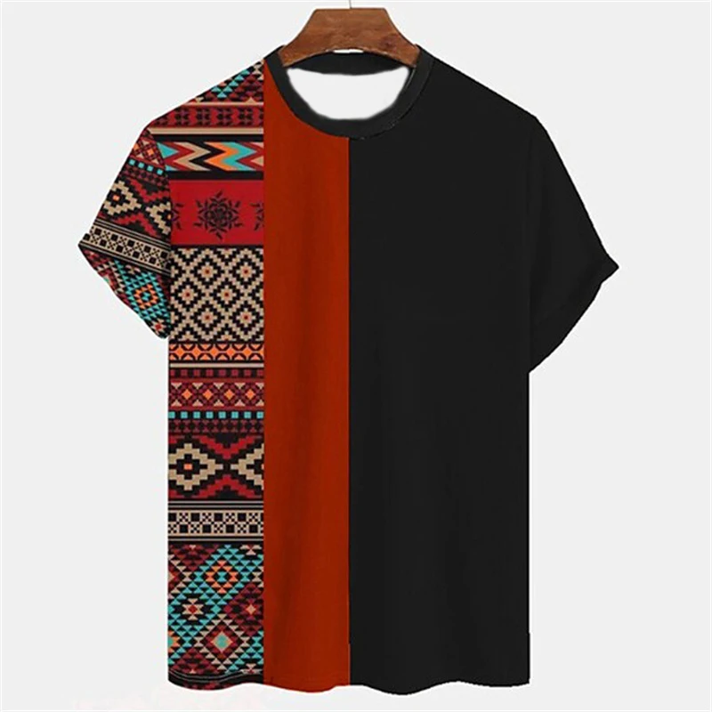 Casual 3D Print T Shirts Streetwear O Neck Tees