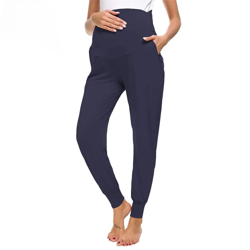 Quick-drying Slim, Slim Skinny Cropped Pants Maternity Pants Skin-friendly Nude Straight-leg Yoga