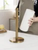 Kitchen fashion simple tissue holder cup holder combination stainless steel kitchen roll paper holder creative Tissue holder 3