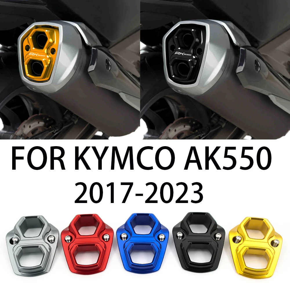 

FOR KYMCO AK550 Exhaust Rear Trim Cover AK 550 Motorcycle Exhaust Cover ak550 PREMIUM Accessories 2017-2023 CNC Aluminum