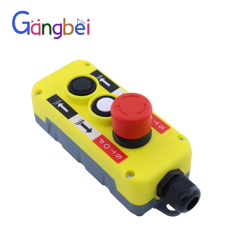 Guindaste com Interruptor de Emergência Botão de Condução