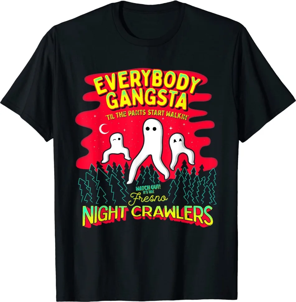 New Limited Monterey Nightcrawlers-Tutti Gangsta Funny Meme Cryptid T-Shirt