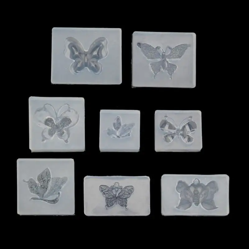 

Butterfly-shape Keychain Silicone Mold DIY Ornament Pendant Jewelry for Gift