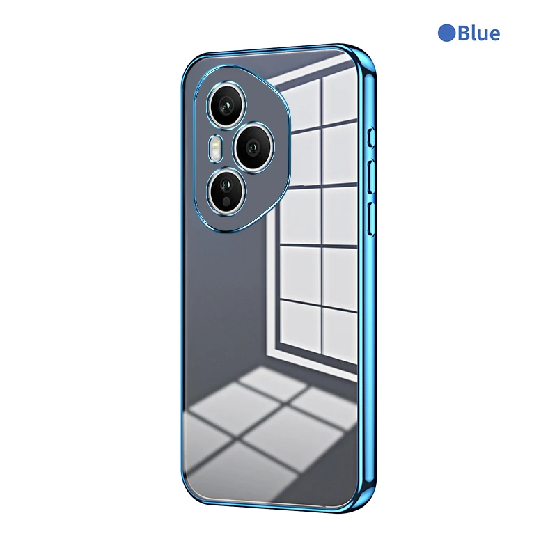 Transparent Electroplating Silicone TPU Shockproof Case - Fashionable Protective Back Cover