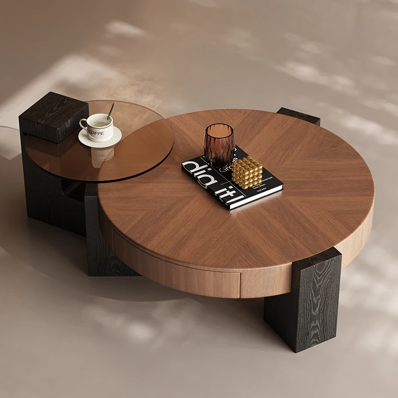 Tables basses Vintage du milieu du siècle Wabi Sabi Designer Wabi Sabi Table basse tendance Premium élégant Mesinha meubles de salon 1 Tables basses Vintage du milieu du siècle Wabi Sabi Designer Wabi Sabi Table basse tendance Premium élégant Mesinha meubles de salon 1