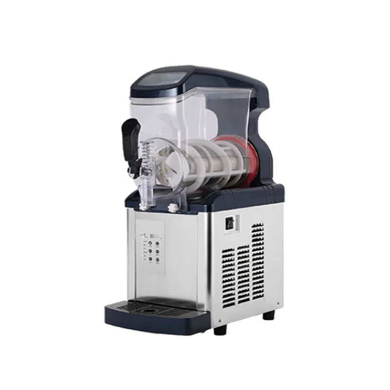 Cold Drink Soft Ice Cream Maker Single Double Tank Snow Melting Commercial Smoothies Granita Slusher Slush Machine