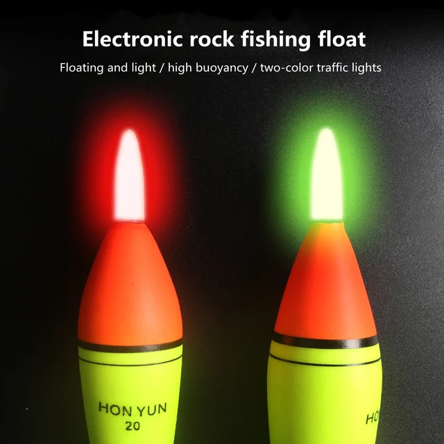 LED Electronic Fishing Float Bobber 10g 20g 30g Luminous Long Vertical EVA  Foam Float With Battery Night Light Fishing Tackle - AliExpress