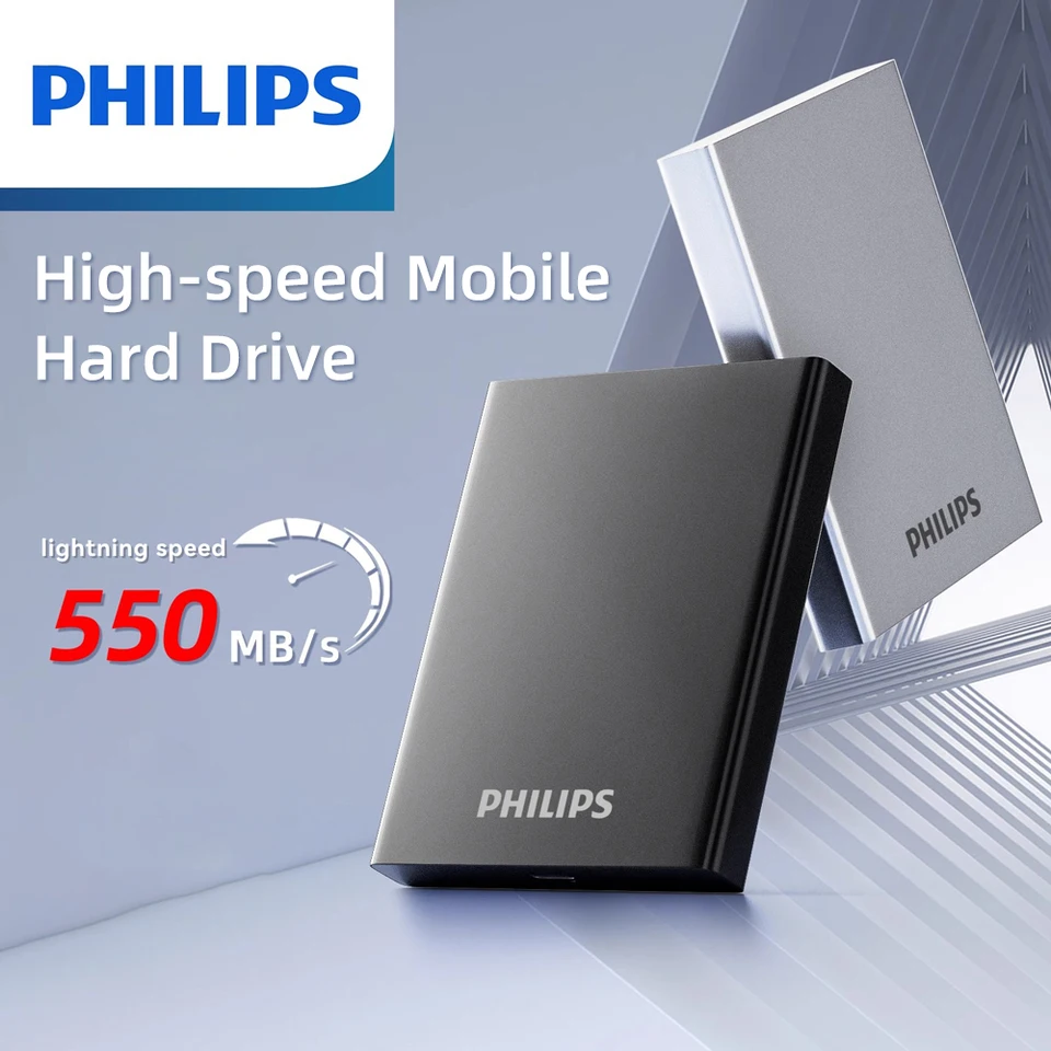 PHILIPS 外付けSSD 1TB USB 3.2 Type-C PHILIPS ポータブル