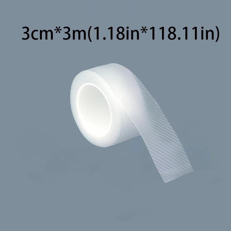 Durable Transparent Carbon Fiber Car Door Edge Guards - Wear and Scratch Resistant