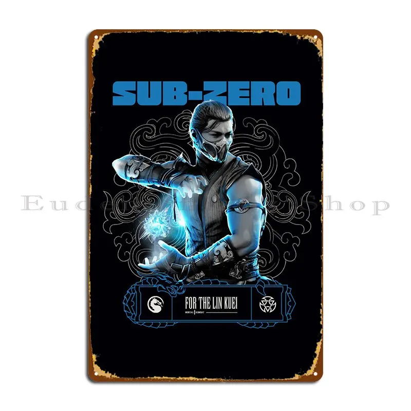 Sub-Zero Metal Sign Wall Cave Bar Kitchen Kitchen Poster Personalizzato In Latta