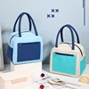 Children Lunch Bag Contrast Color Large Capacity Lunch Pouch Lunch Box Storage Bags Picnic Multifunctional Food Storage Bags New 2
