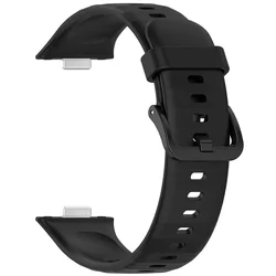 Enhanced Silicone Sports Band - Premium Replacement Strap Accessory for Huawei Fit 3 - 4 - 4 pro (2 black)