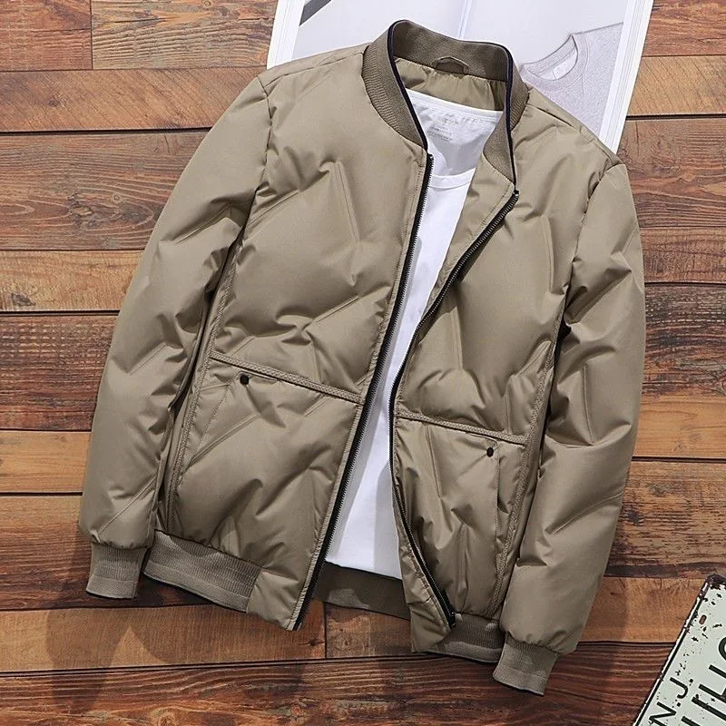 Winter Golf Wear Men High Quality Golf Jacket Fashion Casual Baseball Coat Korean Short Padded Jacket Men's Clothing