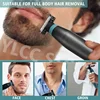VGR Pubic Hair Trimmer Shaver for Men Body Groomer for Groin & Balls Replaceable Blade Electric Razor IPX5 Waterproof Epilator 2