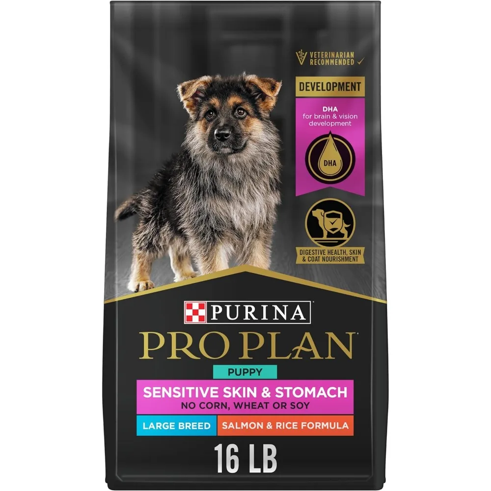 

Sensitive Skin and Stomach Large Breed Puppy Food Salmon and Rice Formula - 16 Lb.