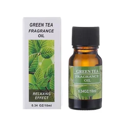 Natural Plant Essential Oil for DIY Soap & Candles - 10ml Fruit & Flower Fragrance Variety (Green Tea)