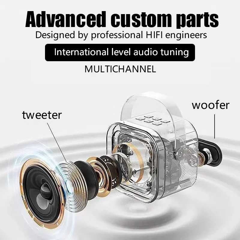 K12 Bluetooth Speaker Portable Karaoke Machine 5.3 PA System With 2 Wireless Microphones Home Family Singing Children's Gifts bluetooth speaker