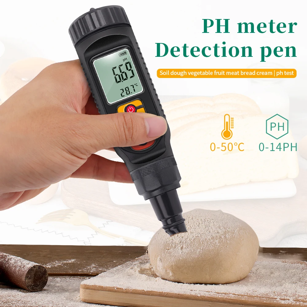 PHMeterFoodProcessing2in1TemperatureAcidityTester014High