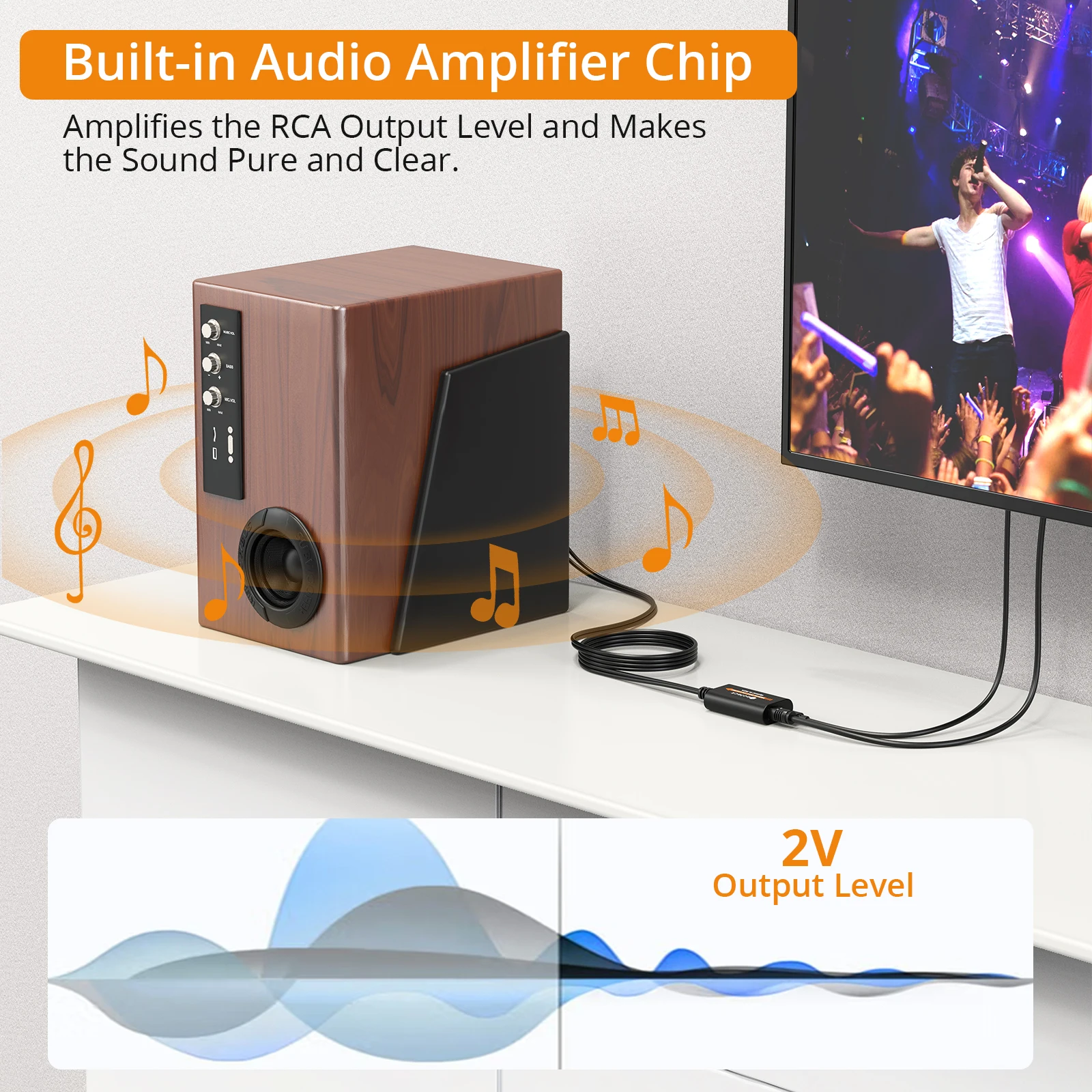 Neoteck-Chipset Amplificador de Áudio, Conversor DAC, SPDIF