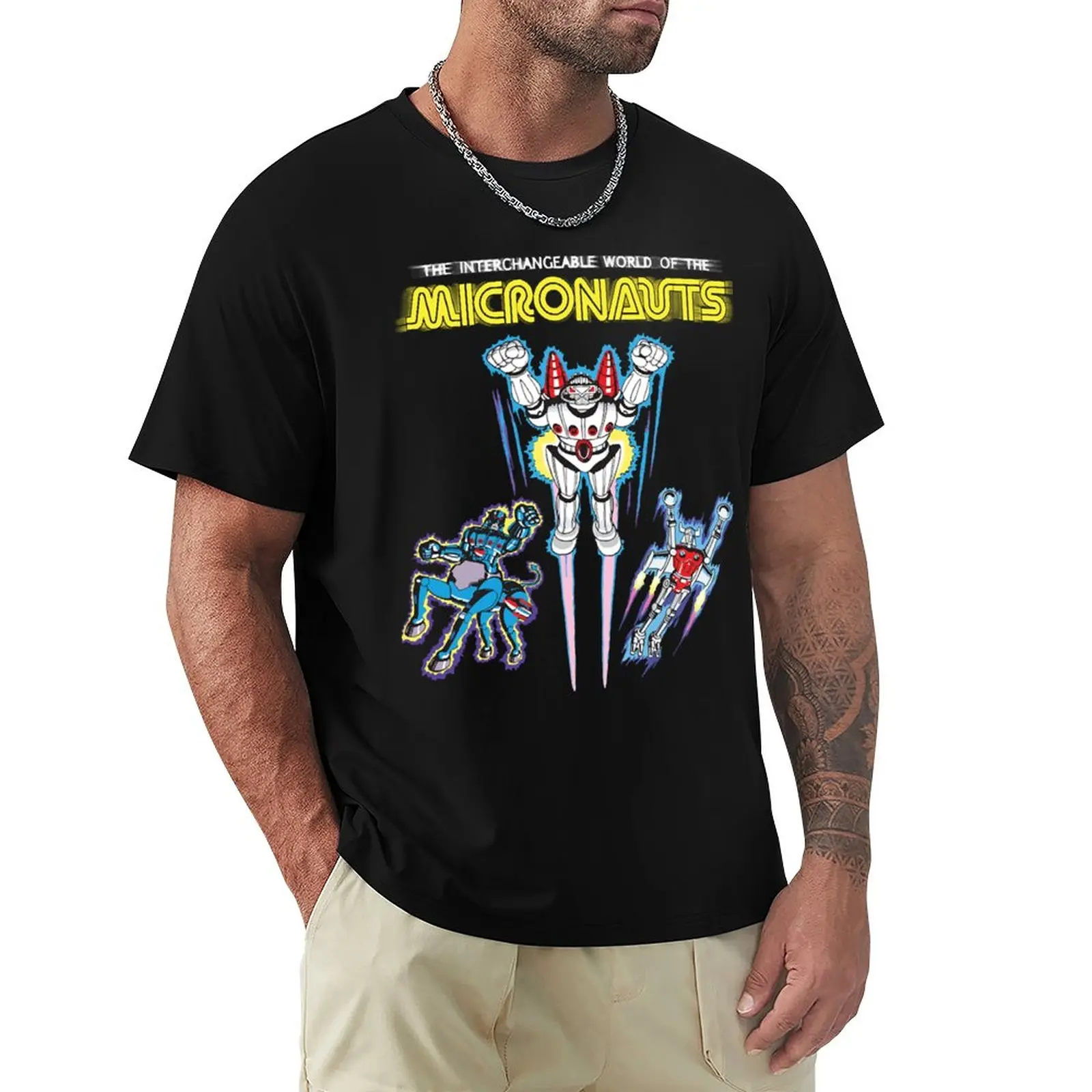 

Micro-nauts T-Shirt summer tops Blouse vintage men t shirts