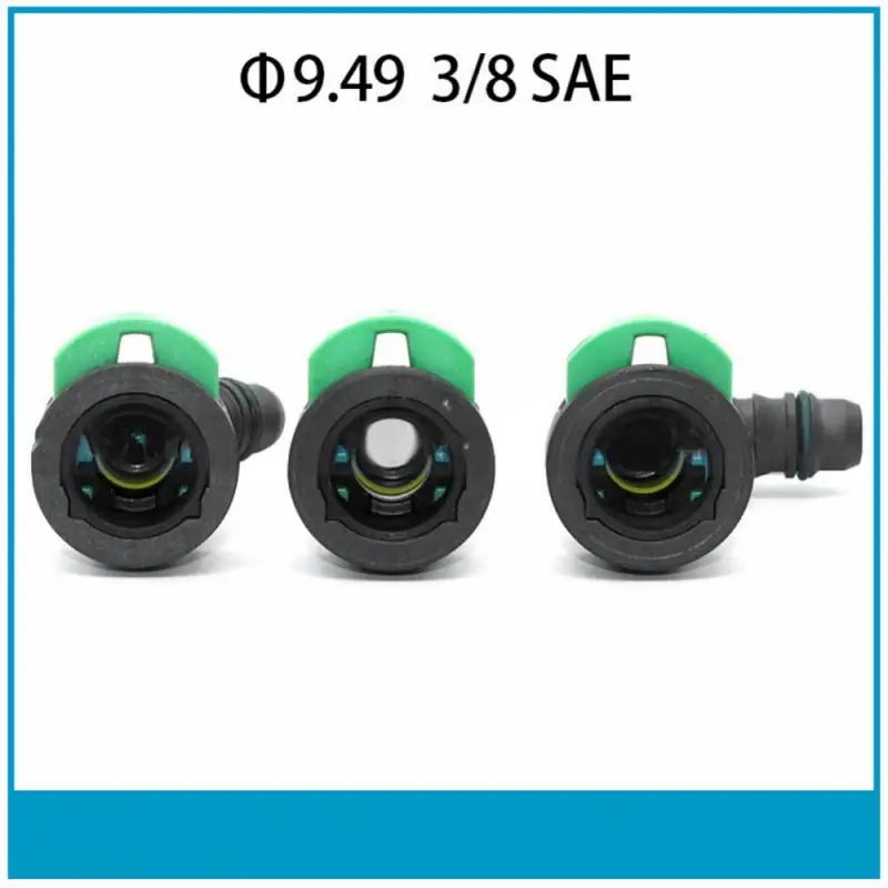 New Car 9.49mm 9.49 ID8 10x8 Auto Urea Connector Fuel Line Hose Pipe Quick Release Female Connector 180 90 45 Degrees hose coupler