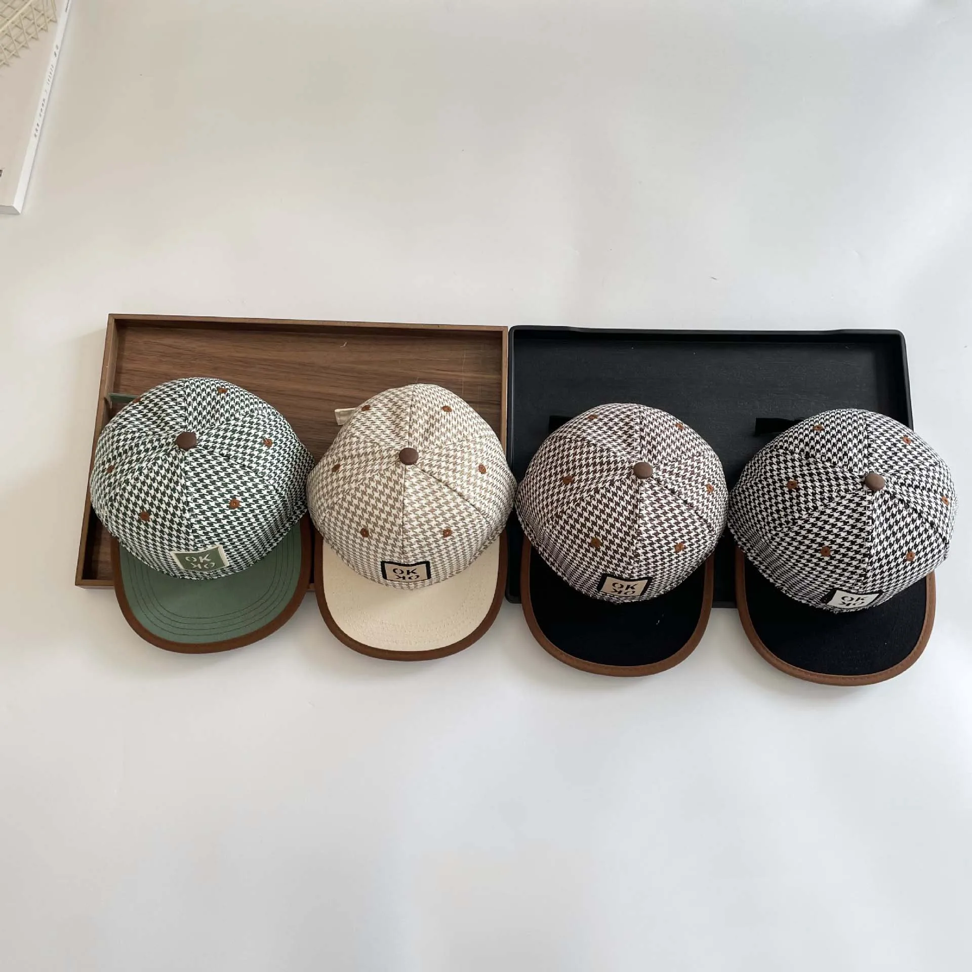 2023 Autumn Kids Baseball Caps Fashion Letter Baby Peaked Caps Kids Accessories For Girls Boys korea embroidered kids baseball caps cute bunny baby peaked cap autumn boys girls cap kids accessories