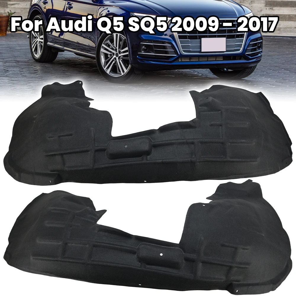 아우디 Q5 SQ5 09-17 8R0821171K용 펜더 라이너 스플래시 쉴드, 면 소재의 머드가드 펜더 라이너 스플래시 가드, 자동차 액세서리 부품