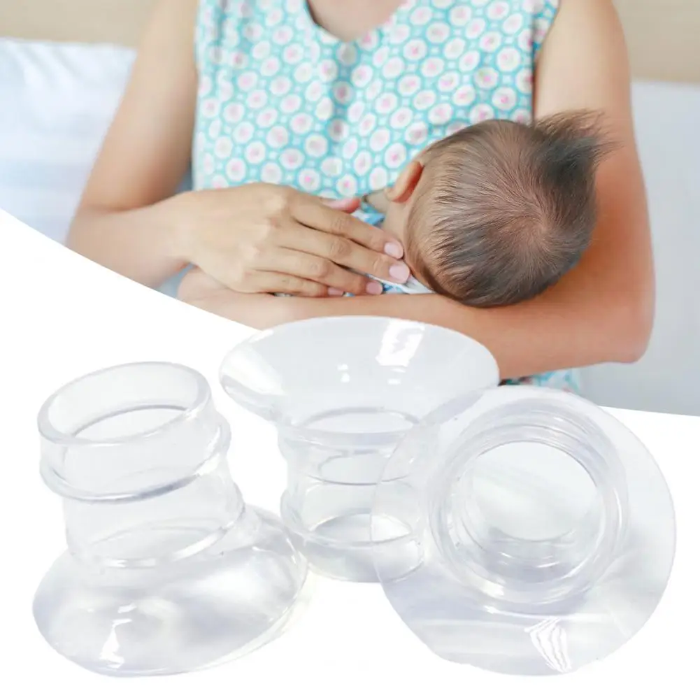 Labor-Saving Compact Flange Inserts Breast Pump Milk Catcher Convertor Home Supply