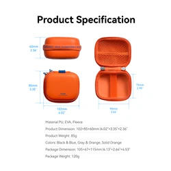 TELESIN DisAdv Mini Storage Bag with Quick Release Handbag Feature for Orange